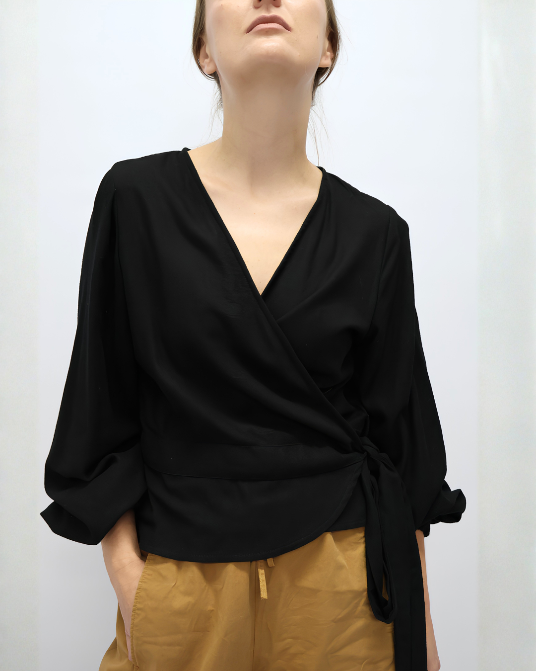 Viera Wrap Top (Long Sleeve)