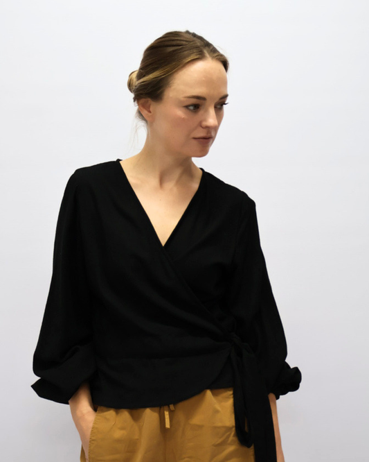 Viera Wrap Top (Long Sleeve)