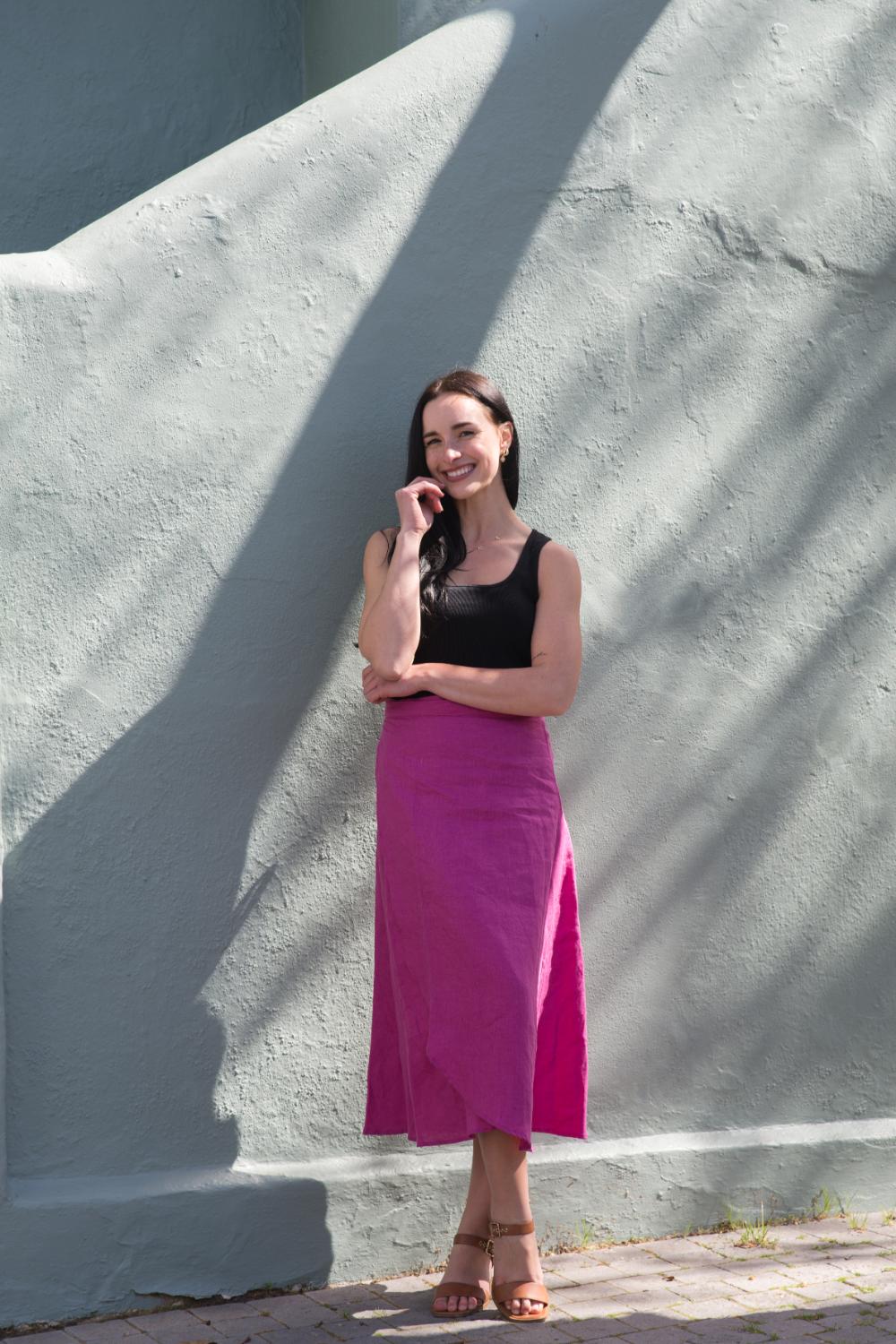 Lila Wrap Skirt