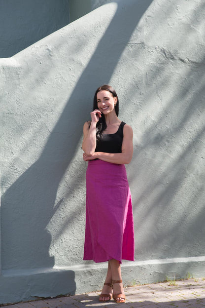 Lila Wrap Skirt